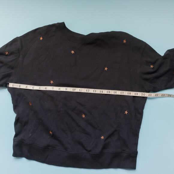 Rails Kingston Black Star Embroidered Matching Lounge Sweat Set Size Medium - Picture 13 of 14